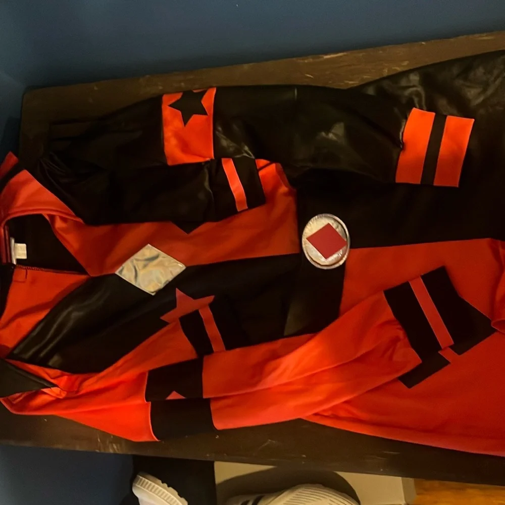 DC Kids Harley Quinn Costume - Red and Black